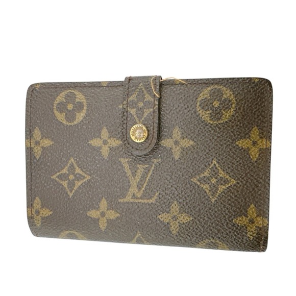 Louis Vuitton LOUIS VUITTON Bi-fold wallet with card pocket Monogram Porte Mo...